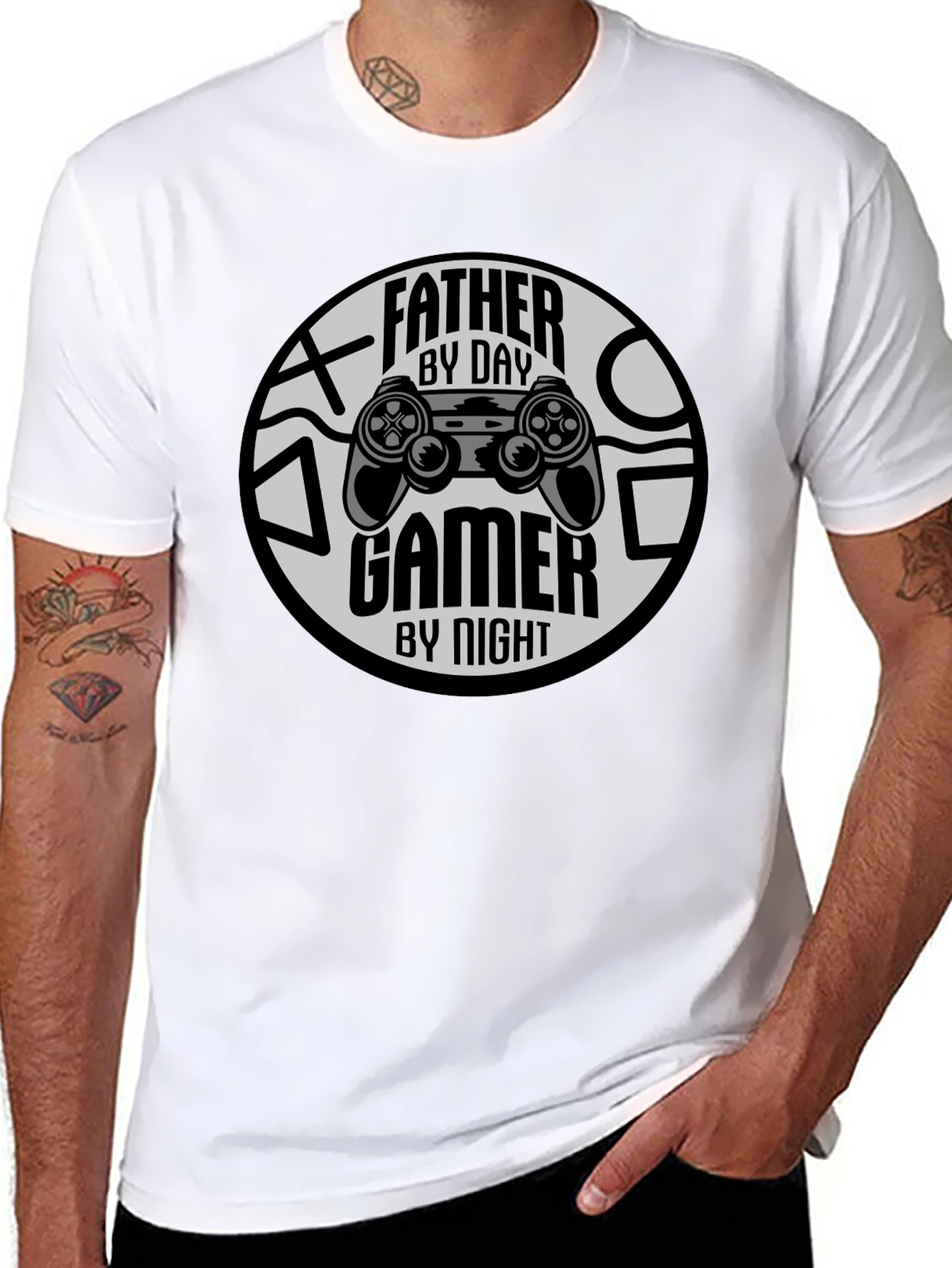 Father By Day Gamer By Night T-Shirt