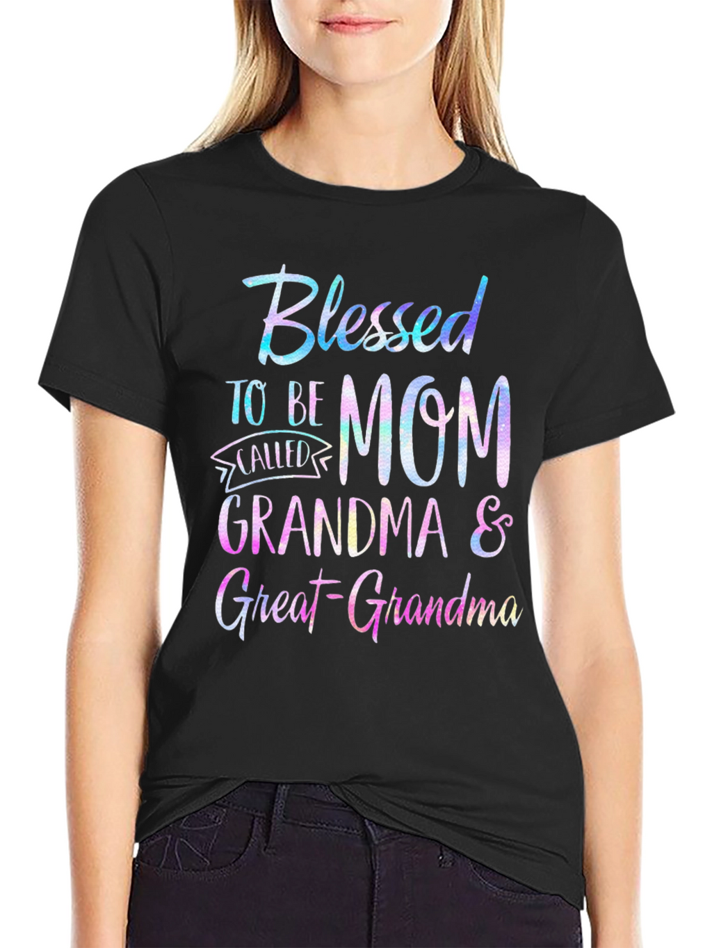 Blessed Mom Grandma Great-Grandma T-Shirt