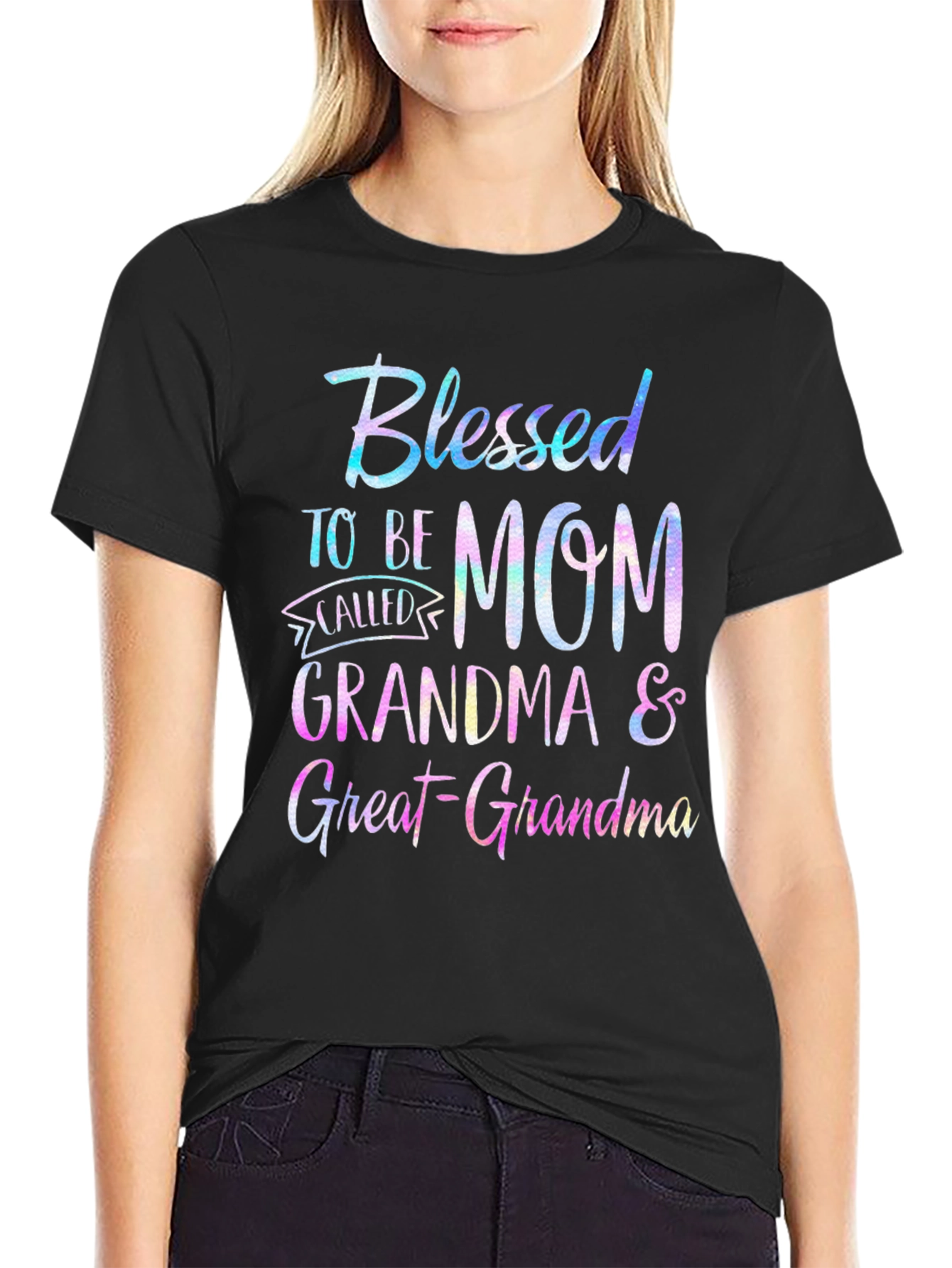 Blessed Mom Grandma Great-Grandma T-Shirt