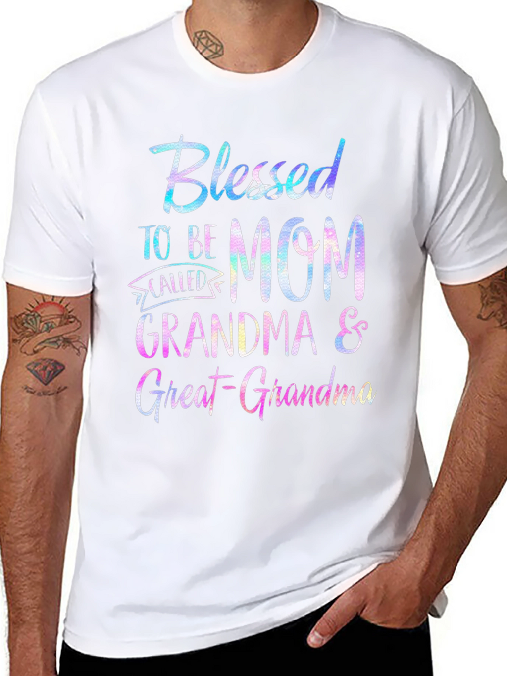Blessed Mom Grandma Great-Grandma T-Shirt