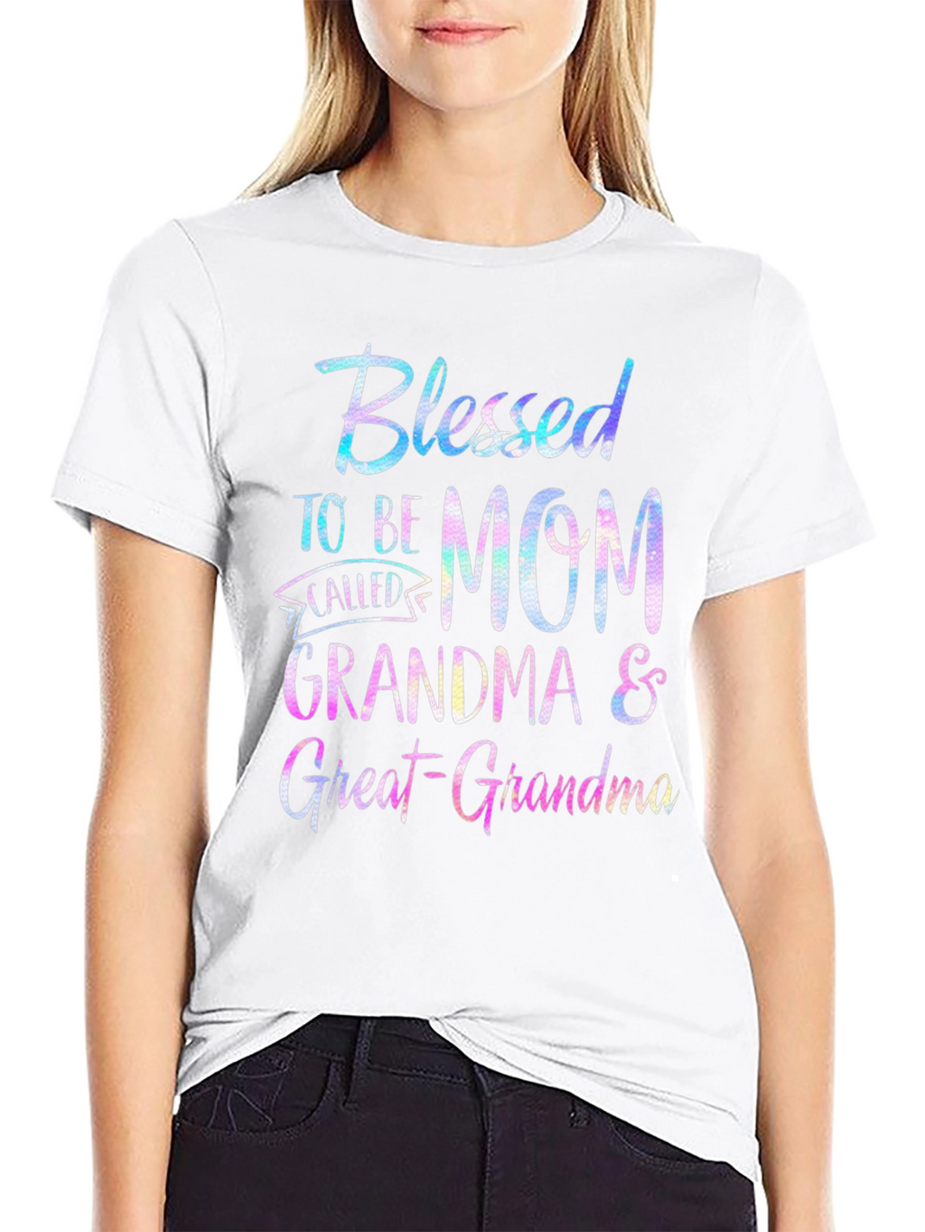 Blessed Mom Grandma Great-Grandma T-Shirt