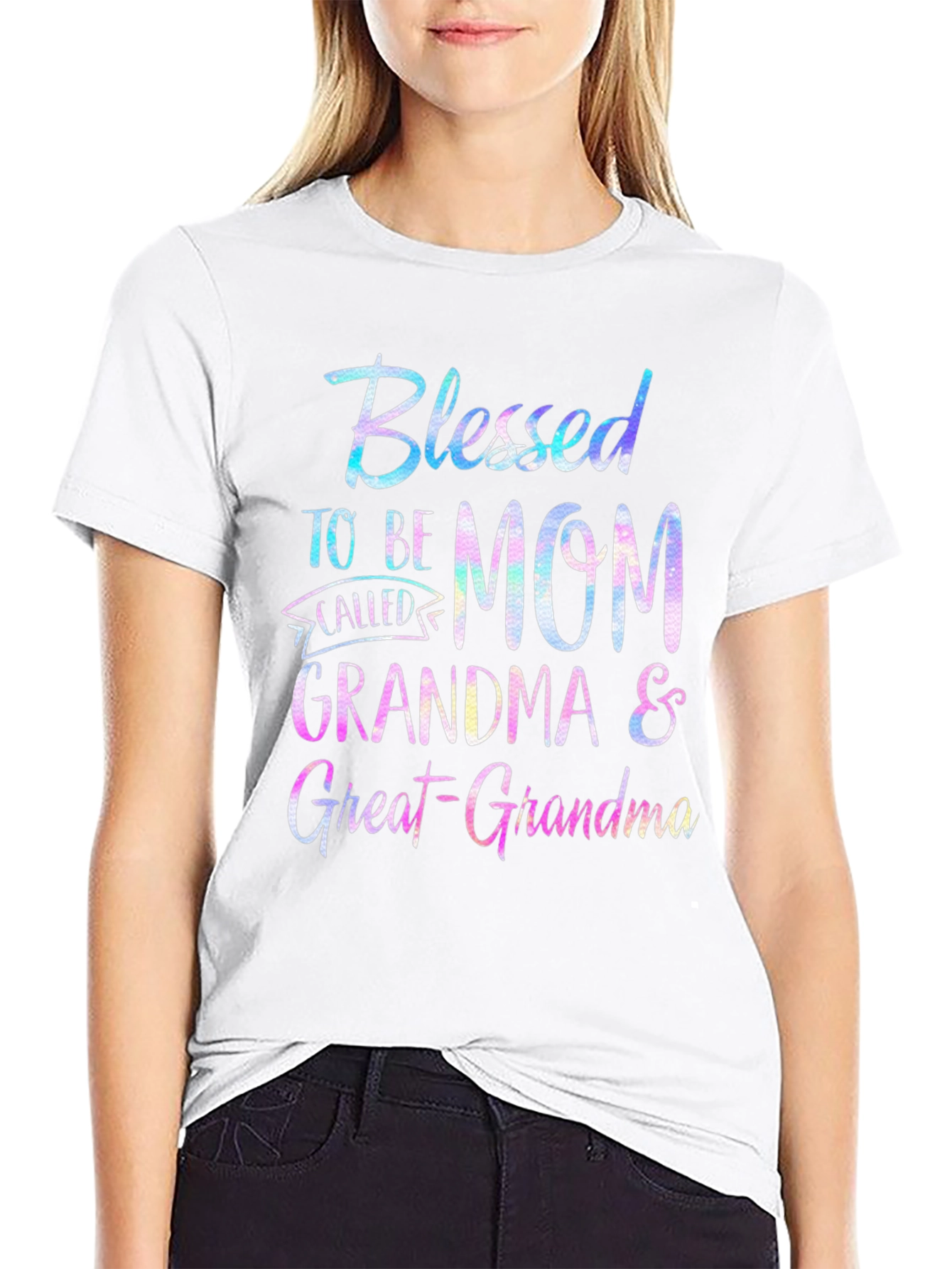 Blessed Mom Grandma Great-Grandma T-Shirt