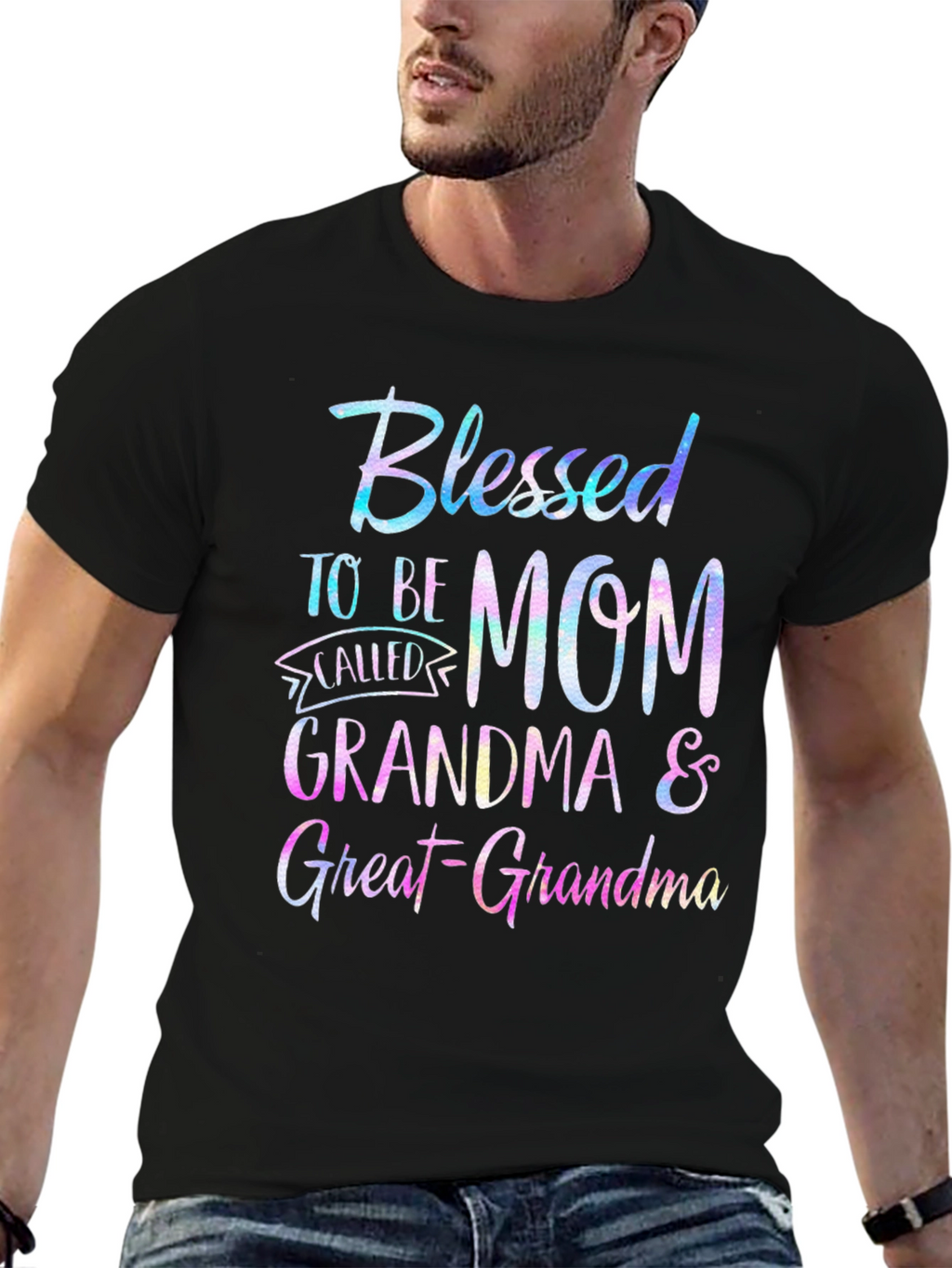 Blessed Mom Grandma Great-Grandma T-Shirt