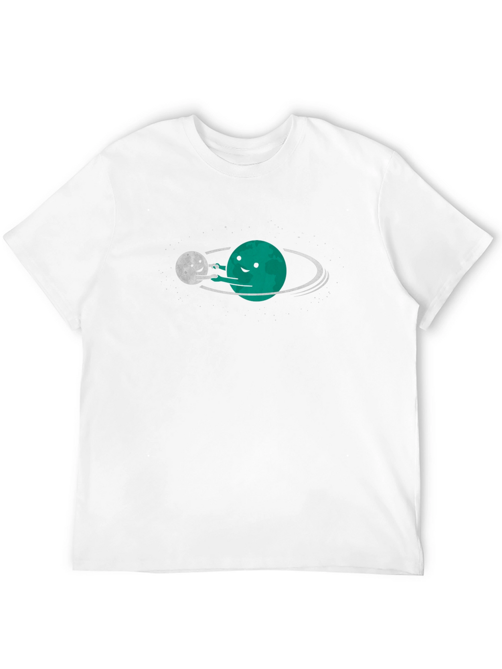 Cute Planet Hug T-Shirt - Space Lover Tee