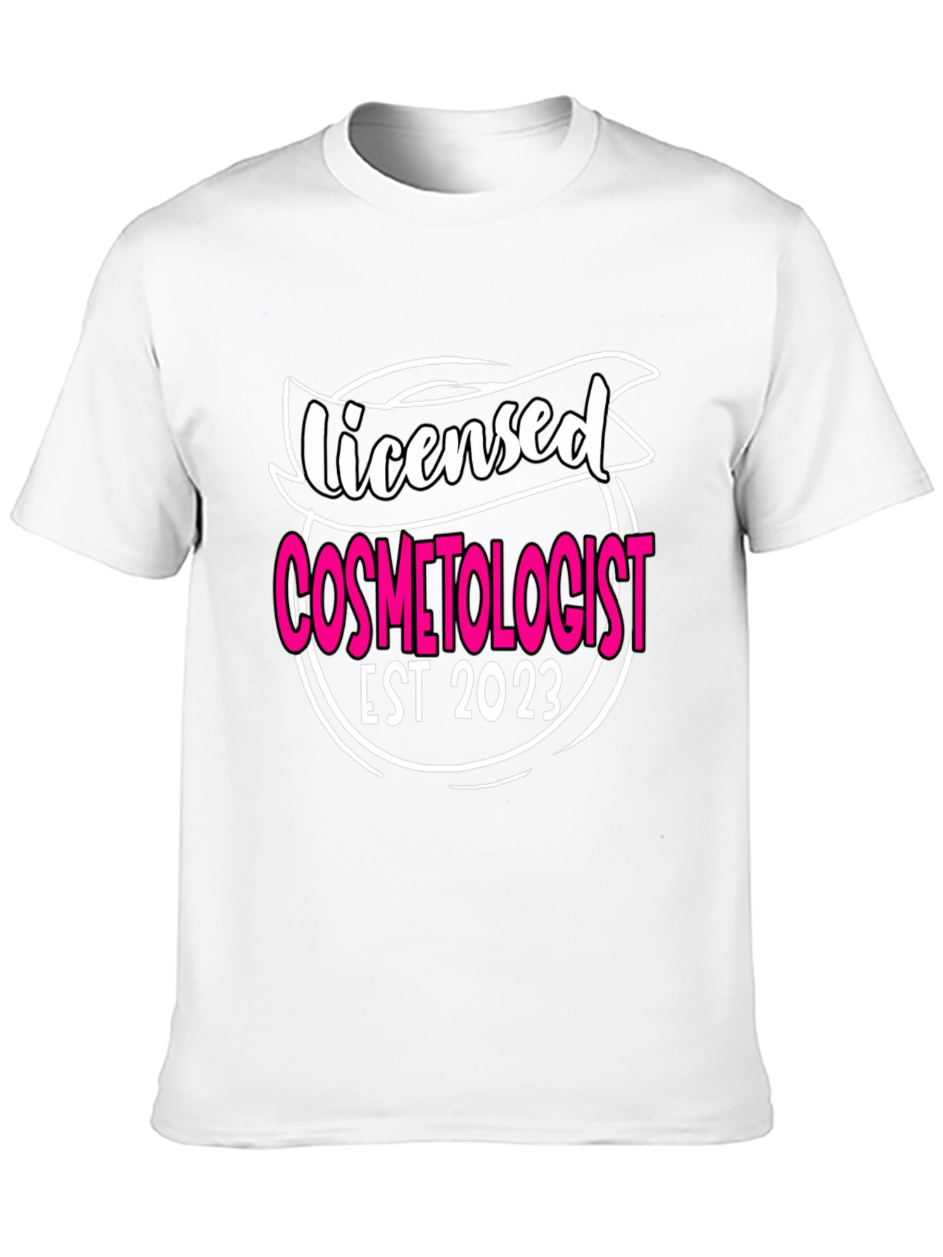Licensed Cosmetologist EST 2023 T-Shirt