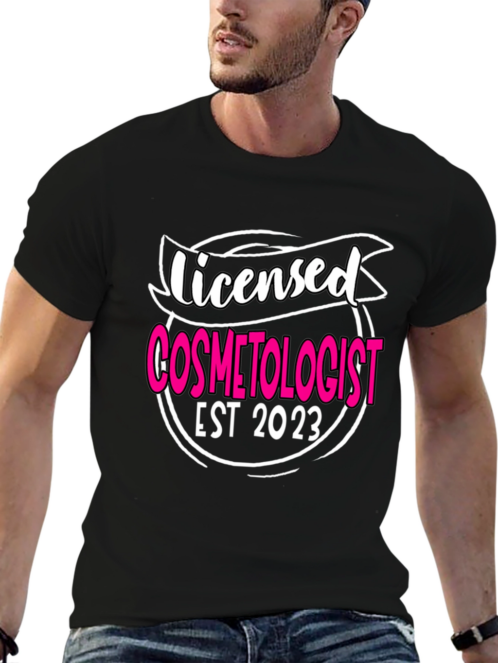 Licensed Cosmetologist EST 2023 T-Shirt