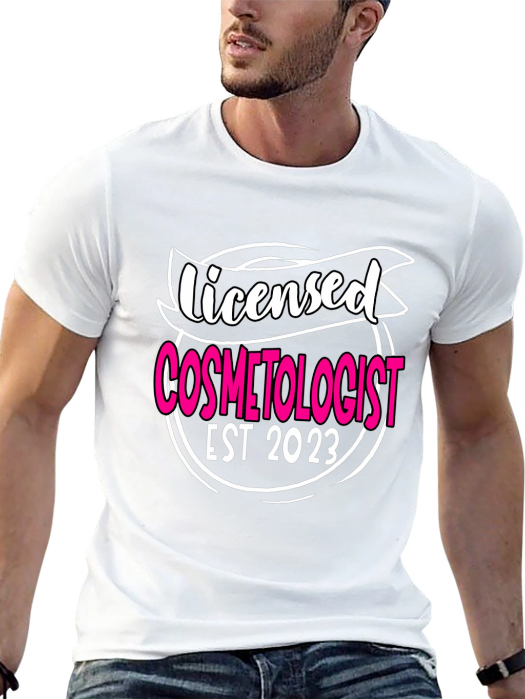 Licensed Cosmetologist EST 2023 T-Shirt