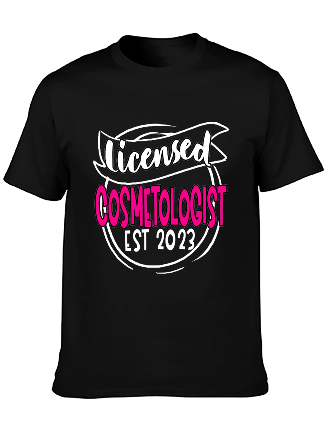 Licensed Cosmetologist EST 2023 T-Shirt
