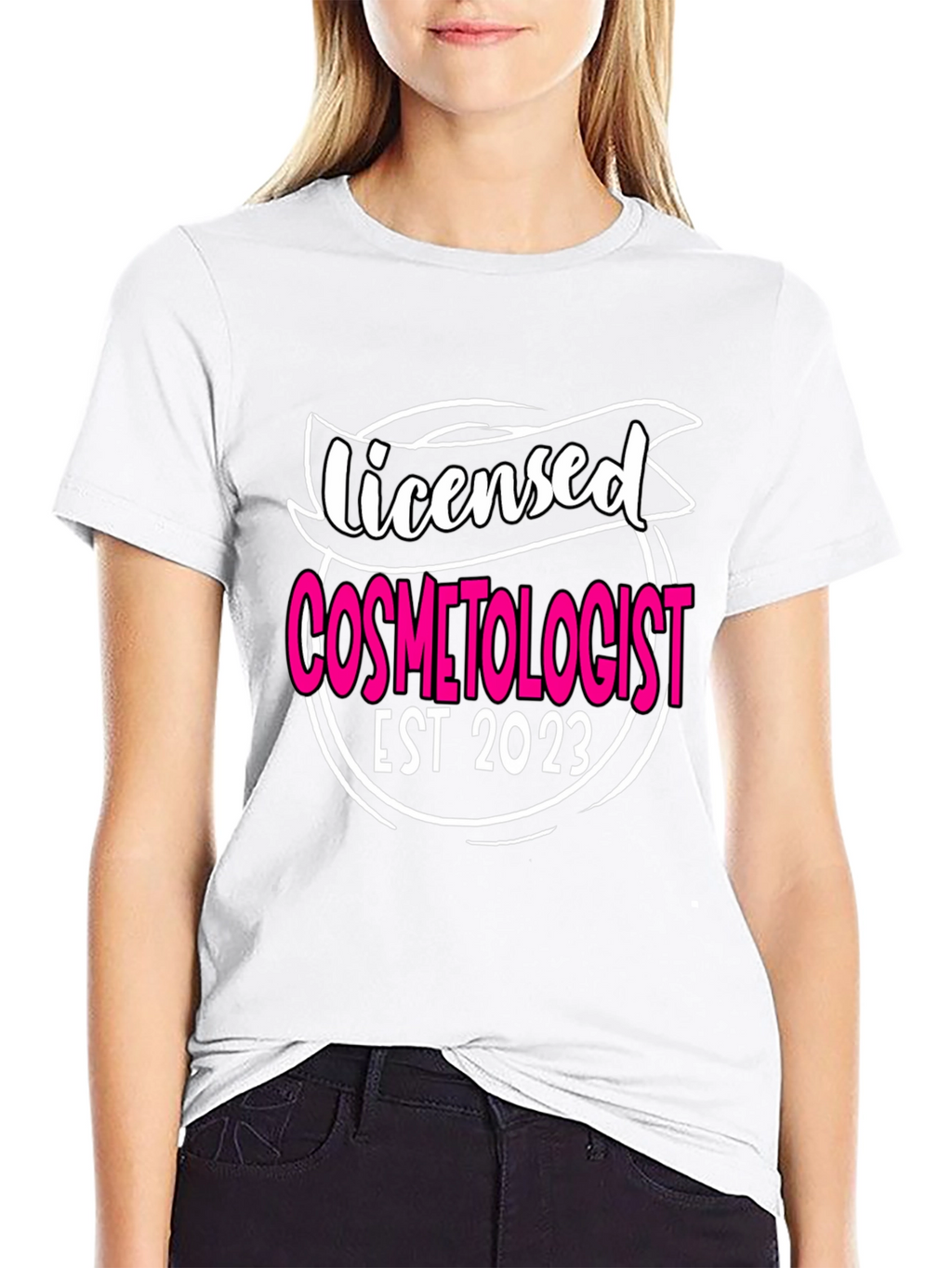 Licensed Cosmetologist EST 2023 T-Shirt