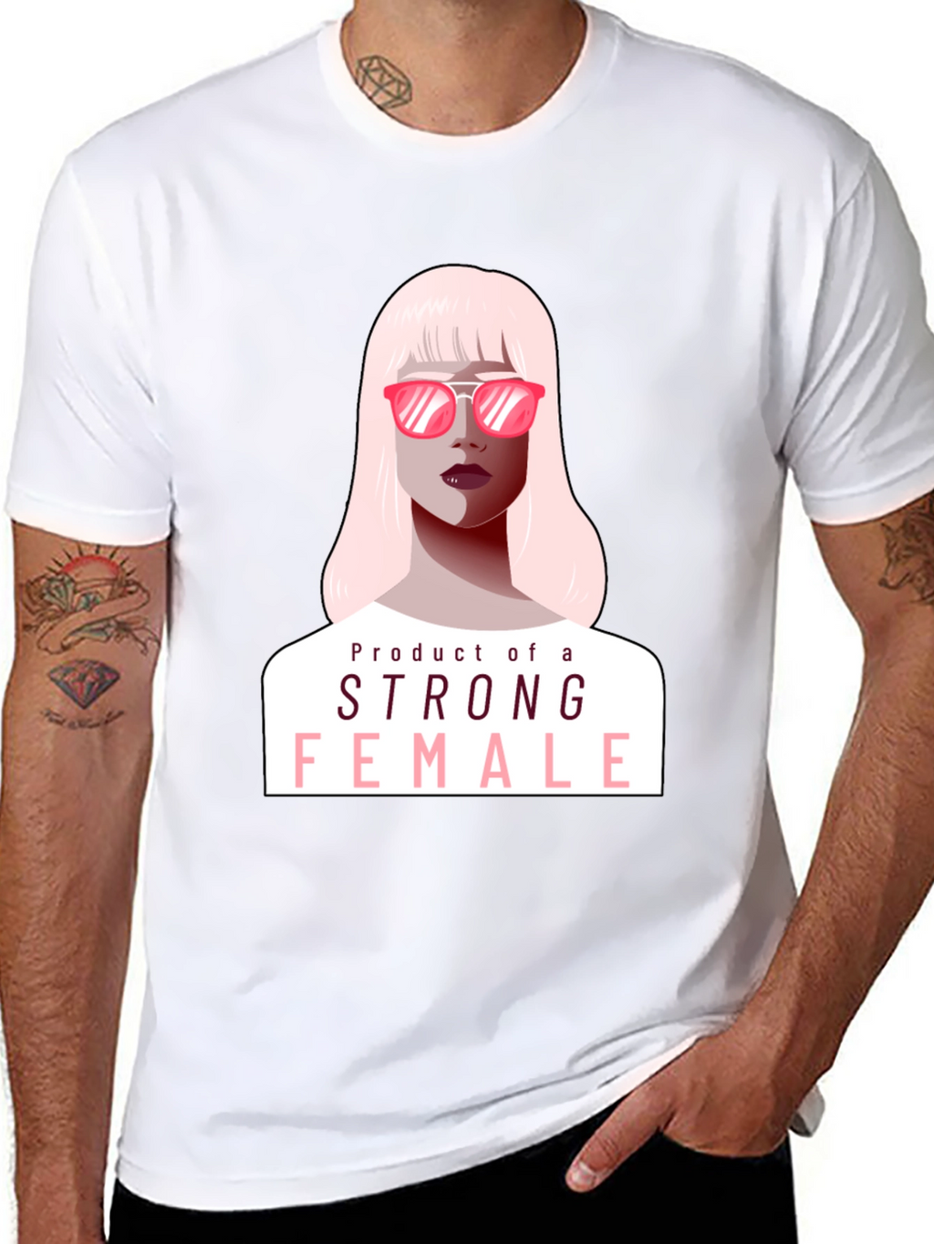 Strong Female Graphic Tee - Stylish Unisex T-Shirt
