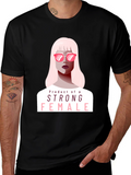 Strong Female Graphic Tee - Stylish Unisex T-Shirt
