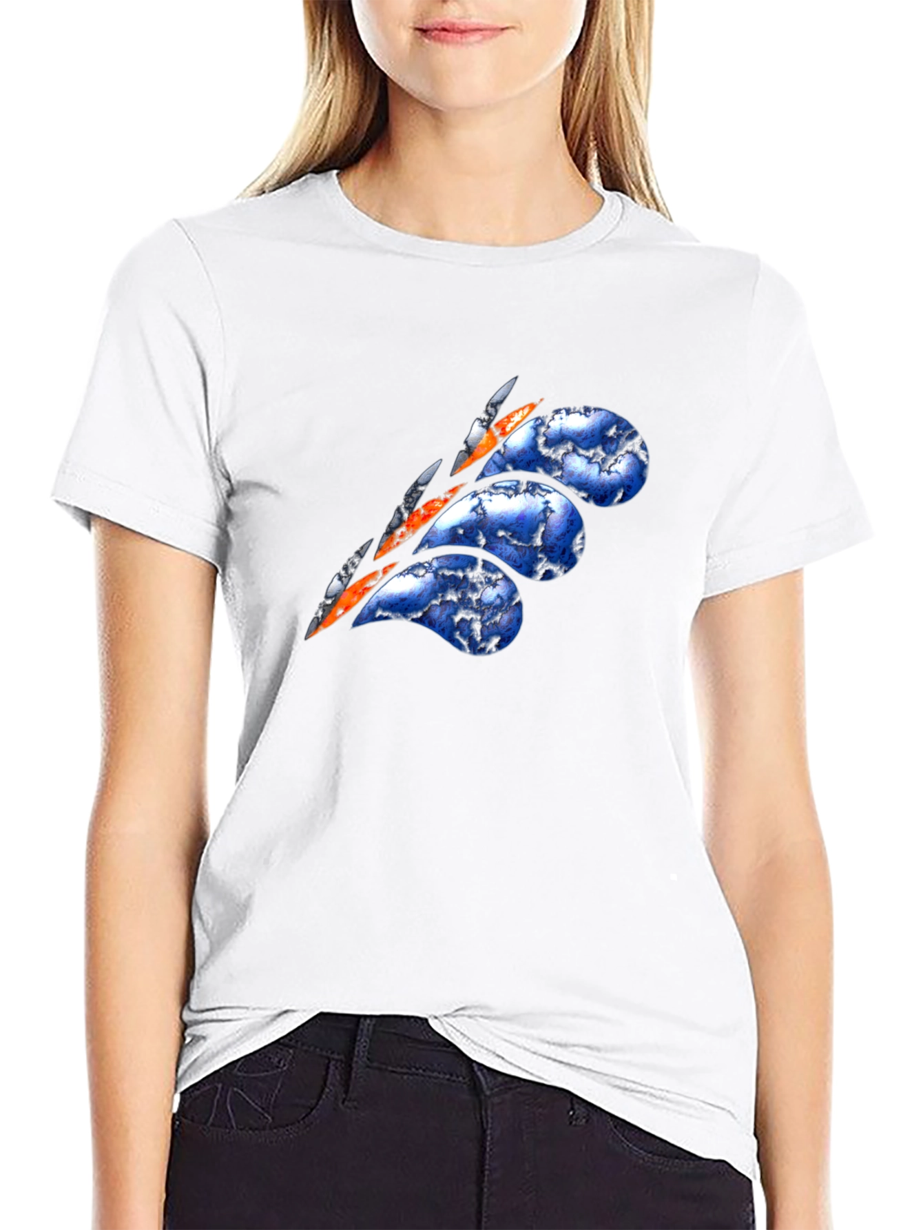 Ripped Sky Graphic T-Shirt - Unique Design