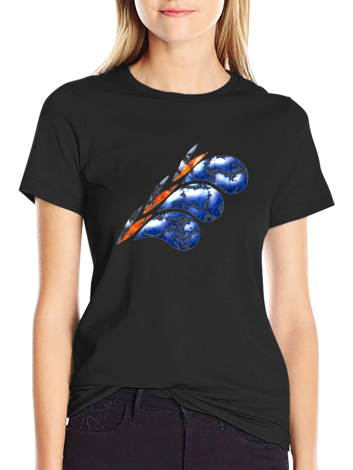 Ripped Sky Graphic T-Shirt - Unique Design