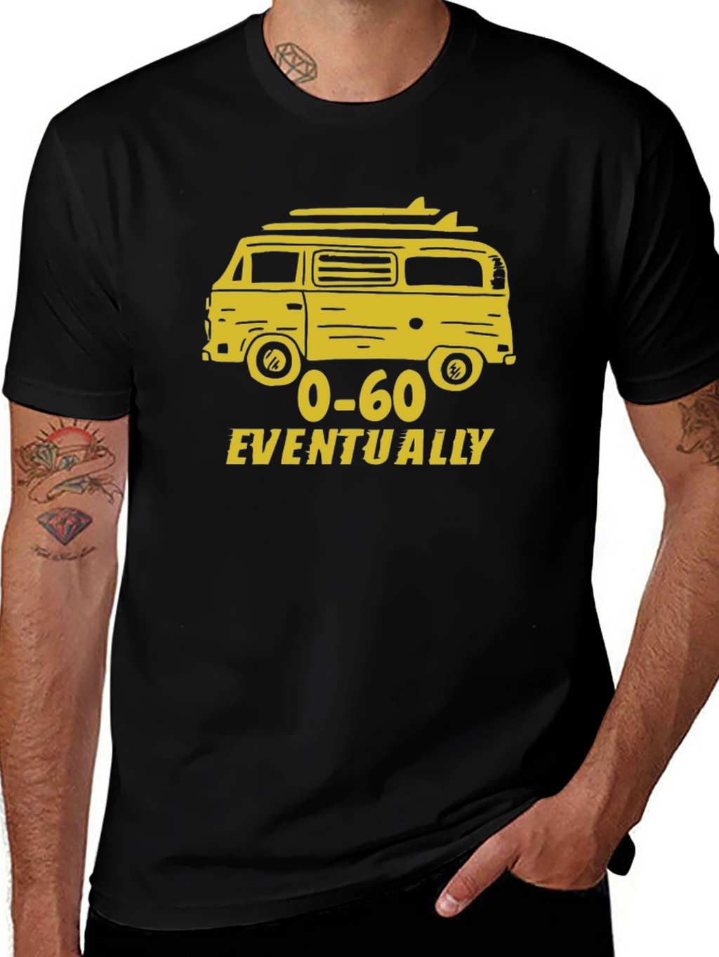 Retro Van T-Shirt - 0-60 Eventually