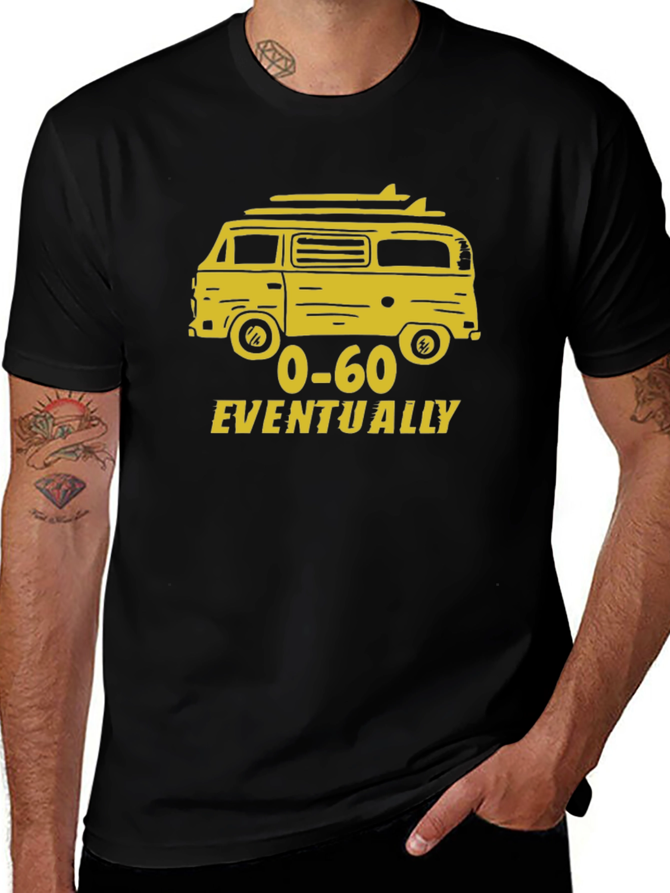 Retro Van T-Shirt - 0-60 Eventually