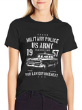 Military Police US Army Classic Car T-Shirt