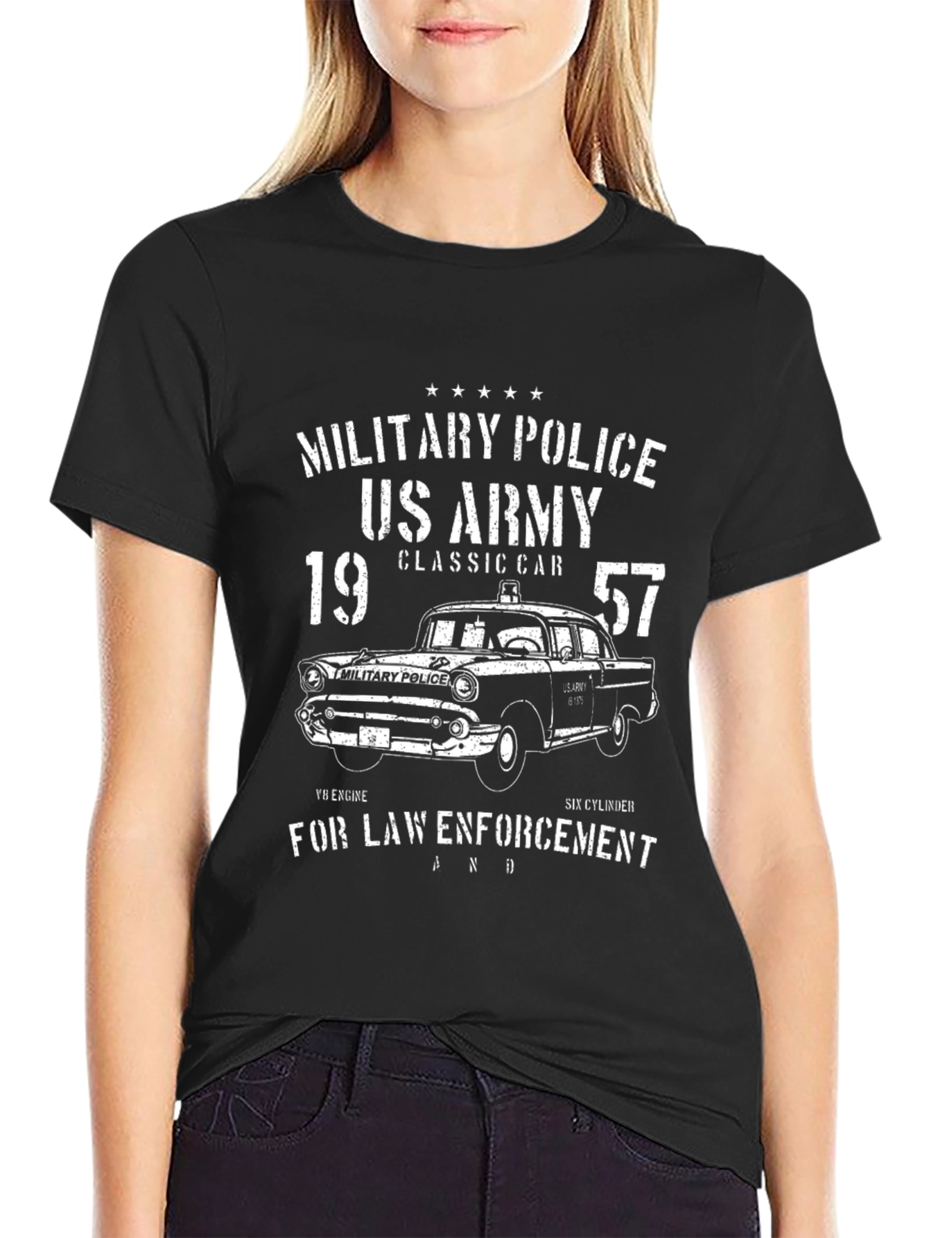 Military Police US Army Classic Car T-Shirt