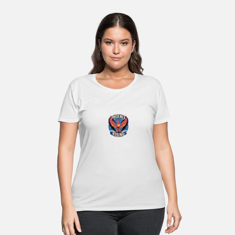 "Phoenix Rising" – A phoenix with fiery, vibrant c