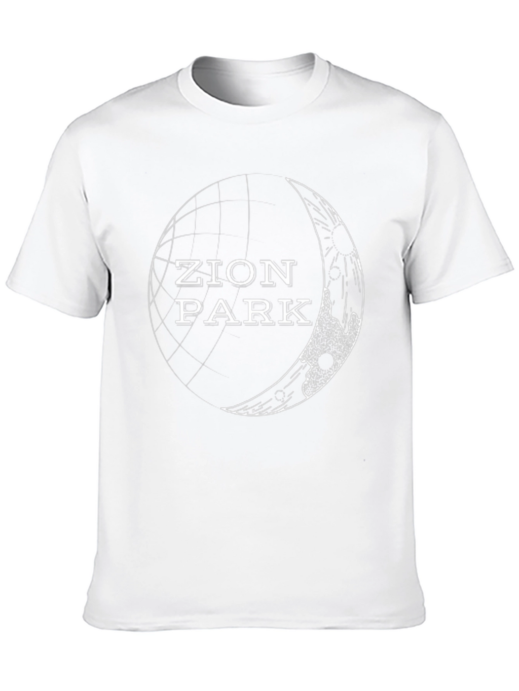 Zion Park Graphic Tee - Cool Black Cotton T-Shirt