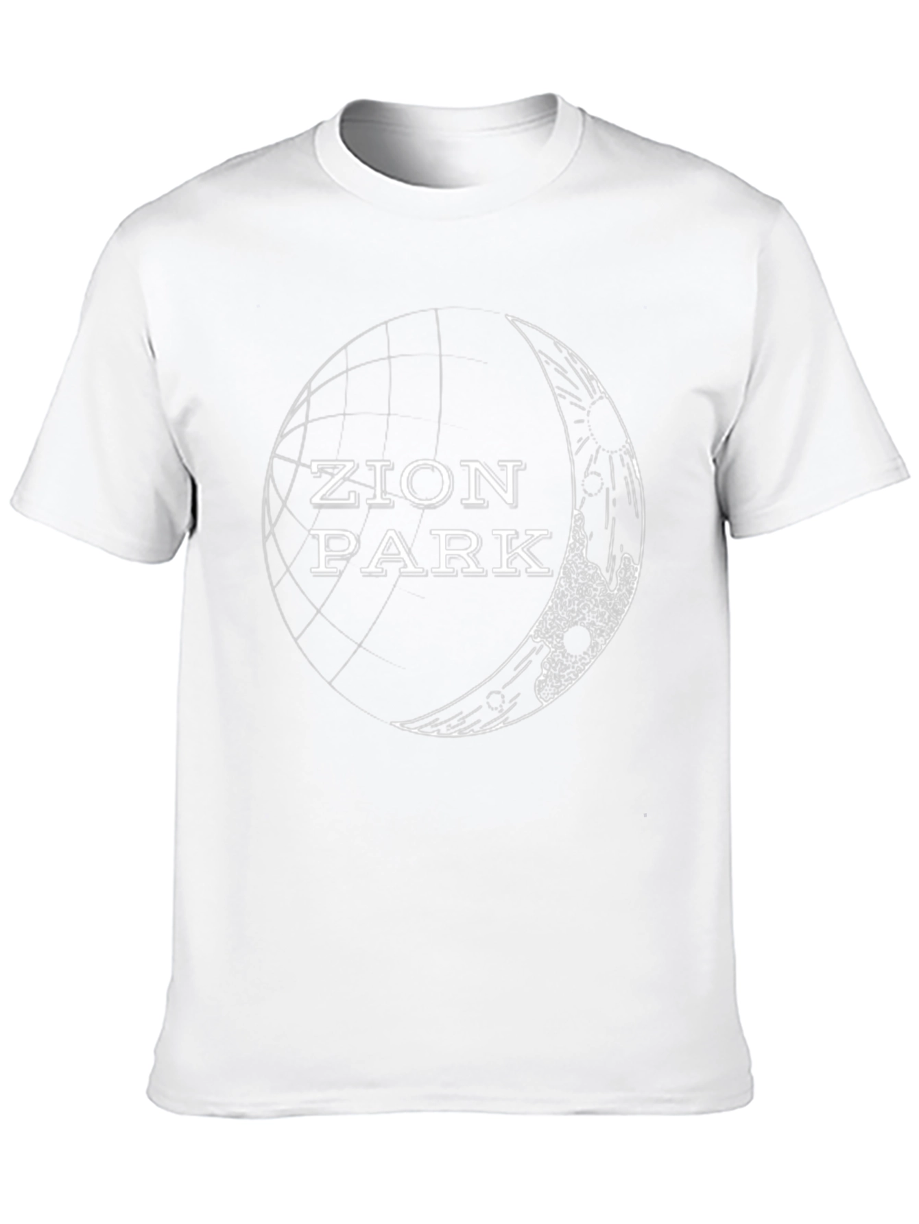 Zion Park Graphic Tee - Cool Black Cotton T-Shirt