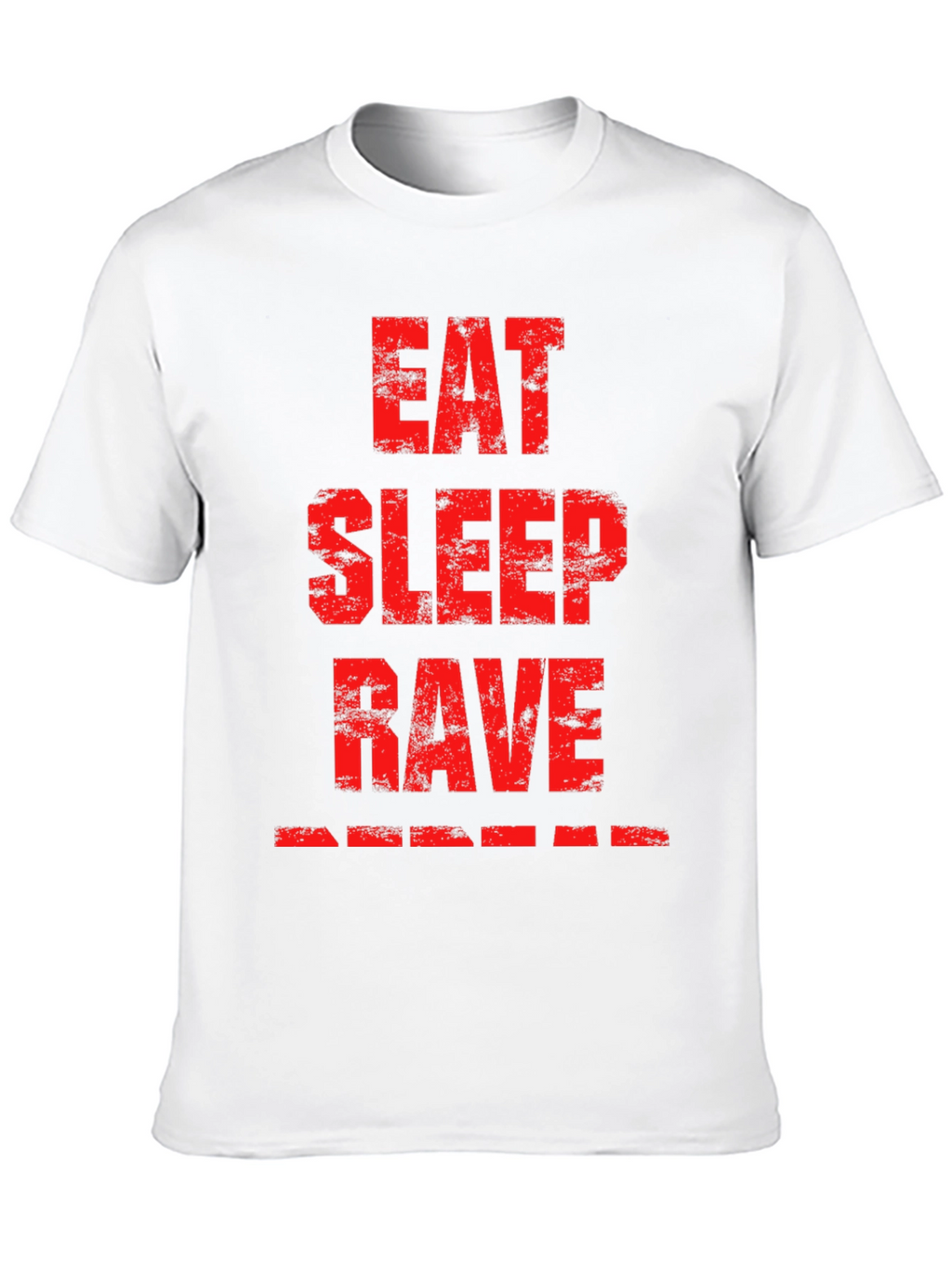 Eat Sleep Rave Black Graphic T-Shirt