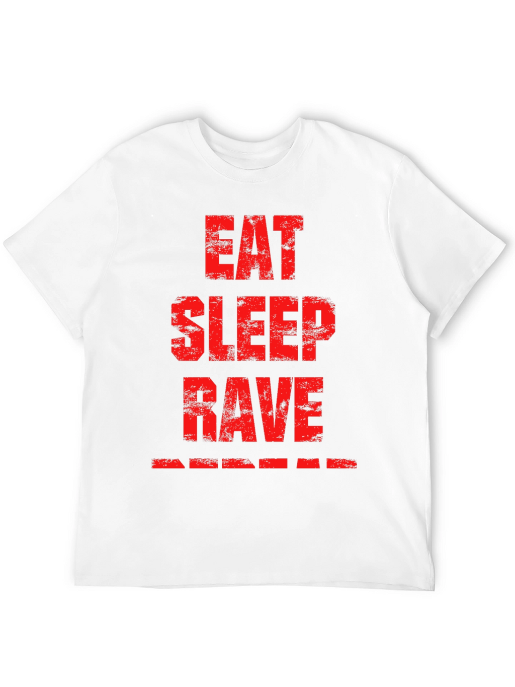Eat Sleep Rave Black Graphic T-Shirt