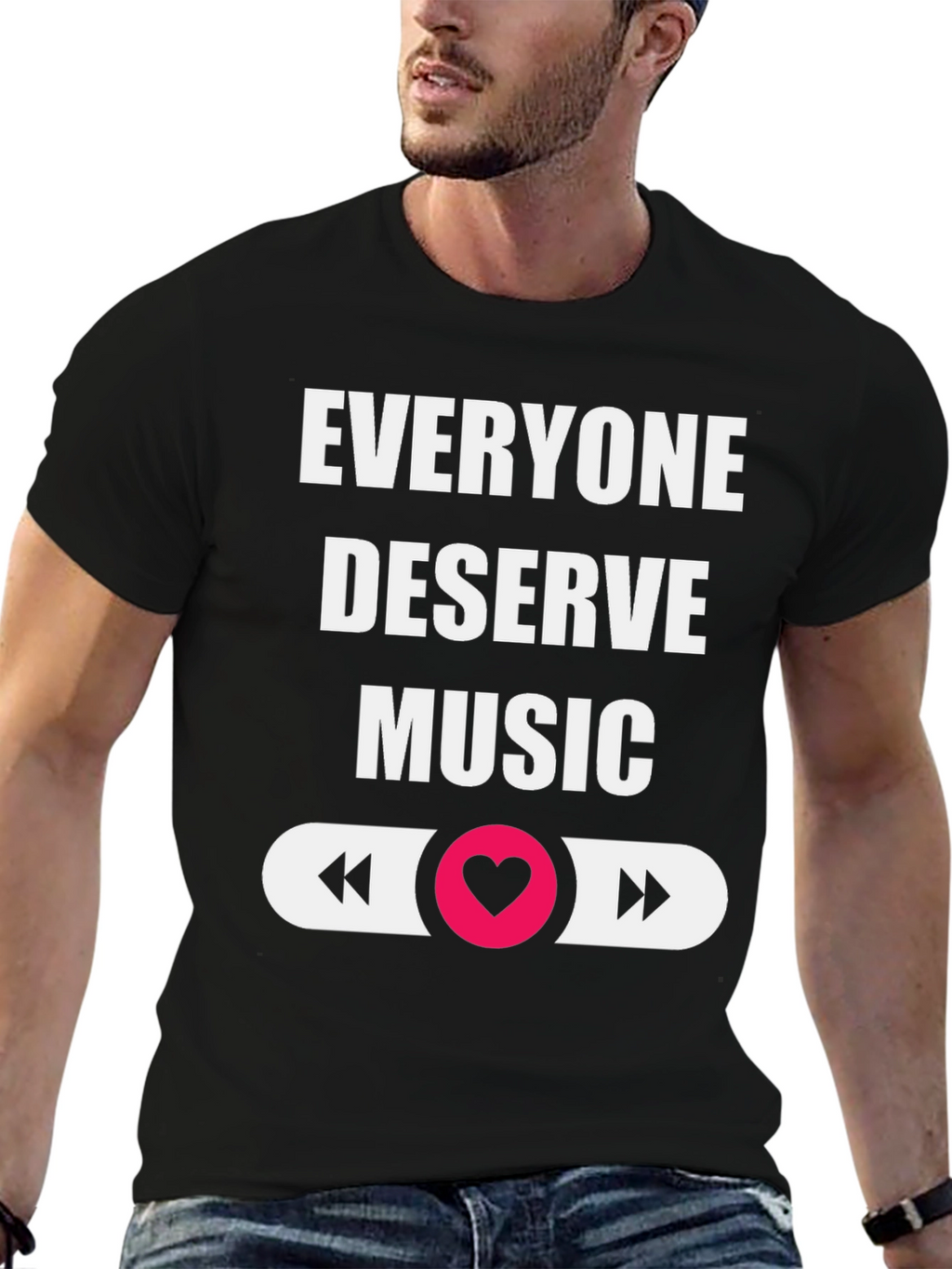 Everyone Deserves Music Graphic Tee