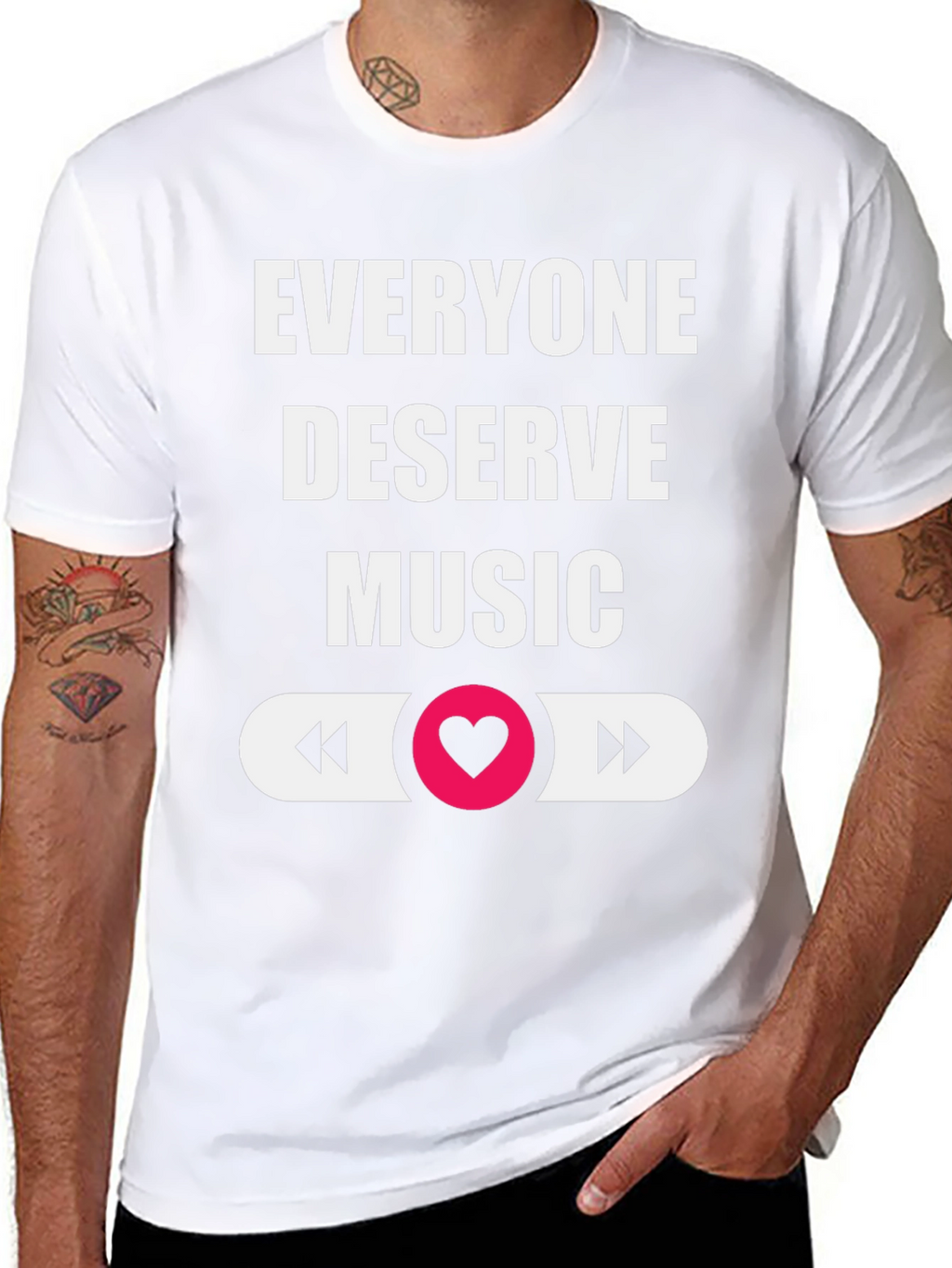 Everyone Deserves Music Graphic Tee