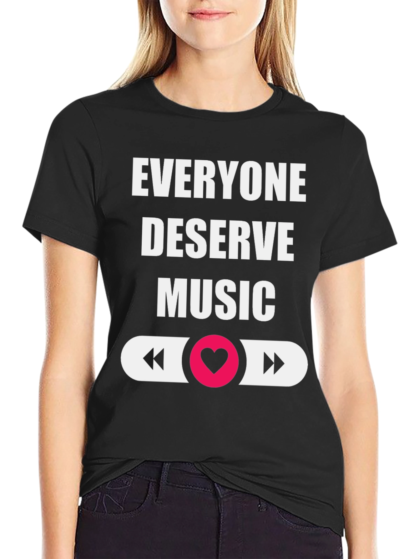 Everyone Deserves Music Graphic Tee