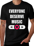 Everyone Deserves Music Graphic Tee