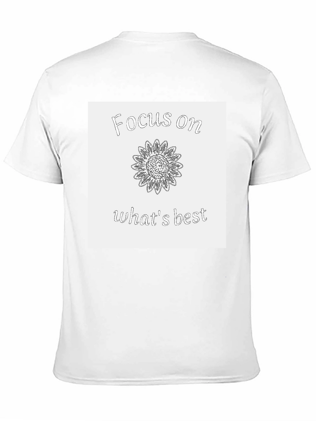Focus on Whats Best Sunflower Graphic Tee