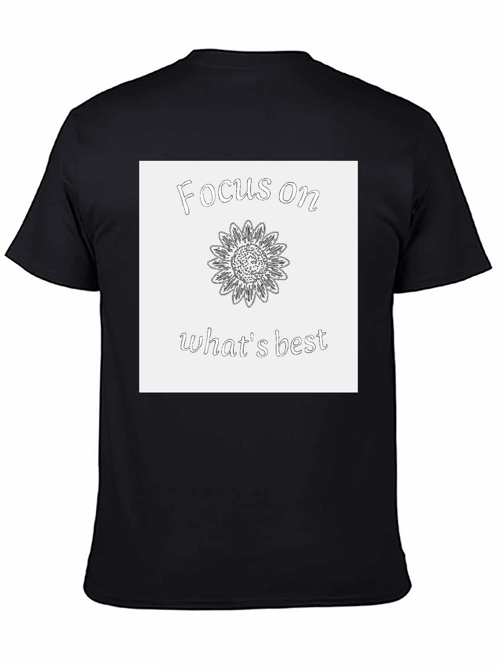 Focus on Whats Best Sunflower Graphic Tee