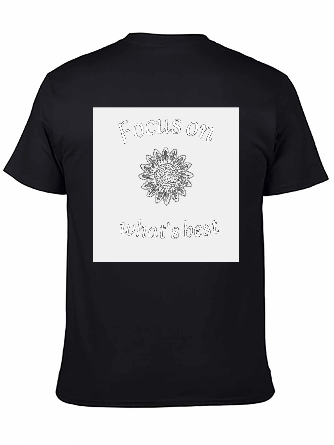 Focus on Whats Best Sunflower Graphic Tee