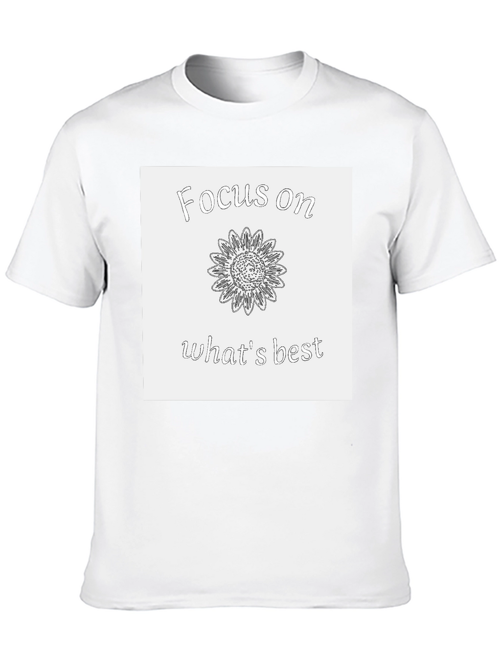Focus on Whats Best Sunflower Graphic Tee