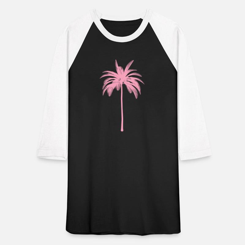 Pink Palm Tree Tribal Art Tribe Floral Paleo Cave