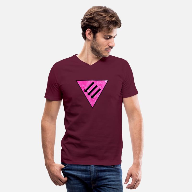 Pink Triangle Iron Front Simple