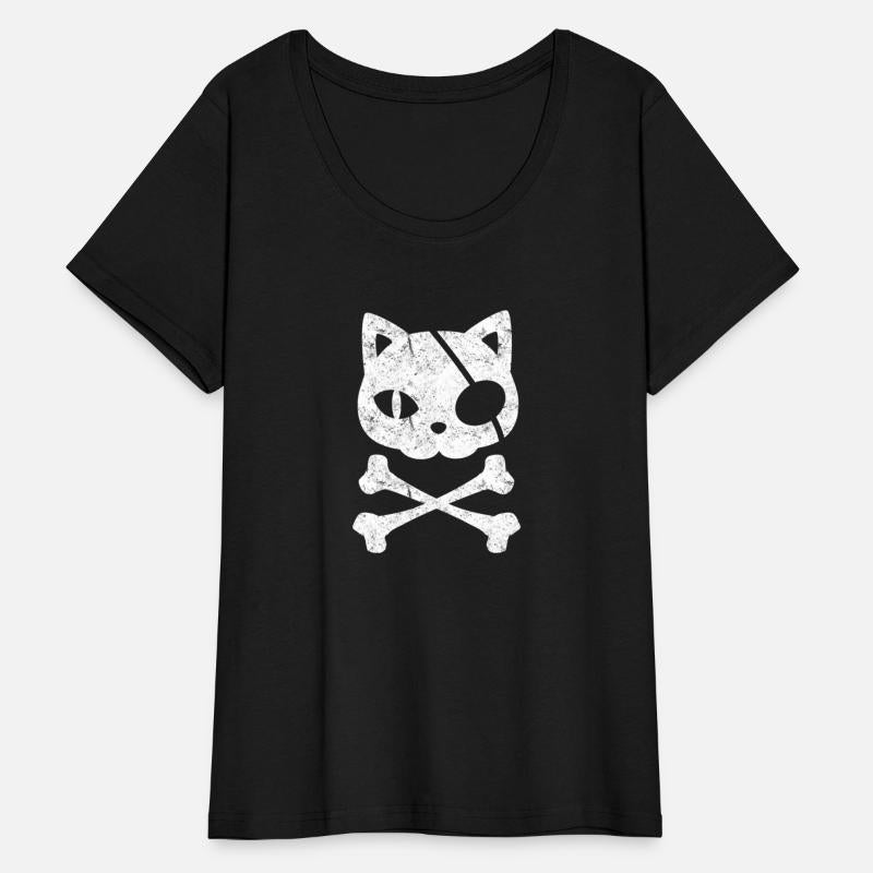 Pirate Cat Kitten Halloween ull Cross Bones