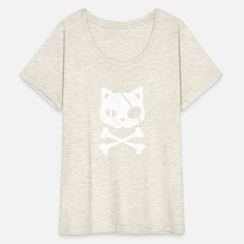 Pirate Cat Kitten Halloween ull Cross Bones
