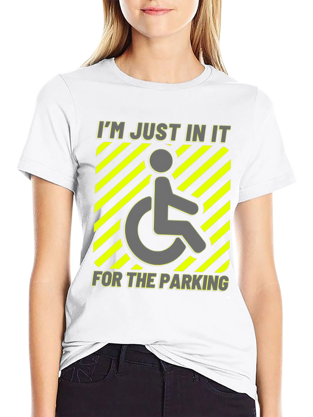 Handicap Parking Funny T-Shirt