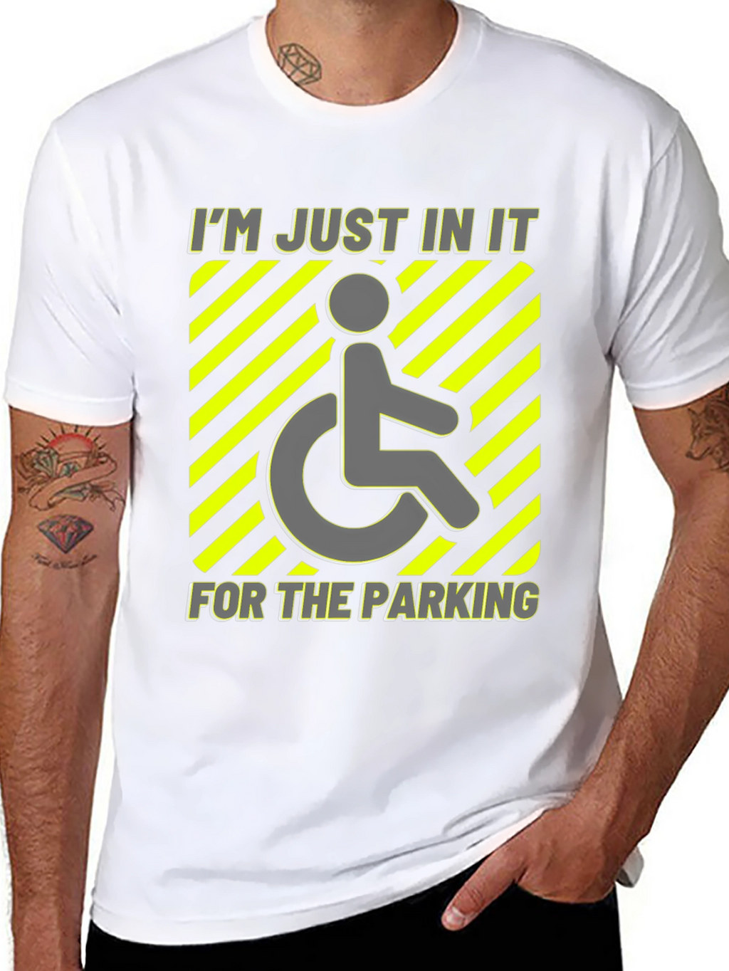 Handicap Parking Funny T-Shirt