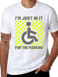 Handicap Parking Funny T-Shirt