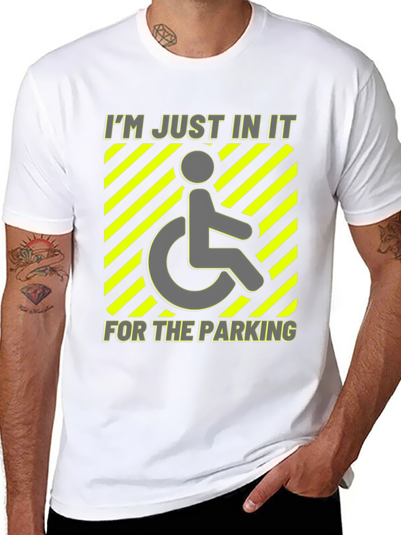 Handicap Parking Funny T-Shirt
