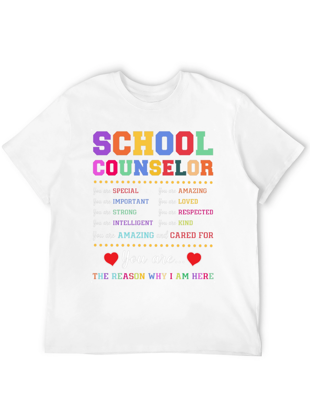School Counselor Appreciation T-Shirt