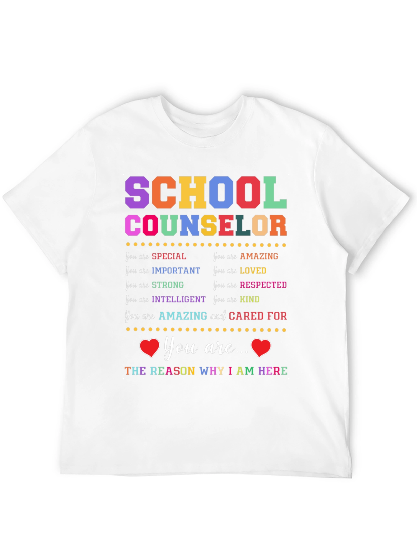 School Counselor Appreciation T-Shirt