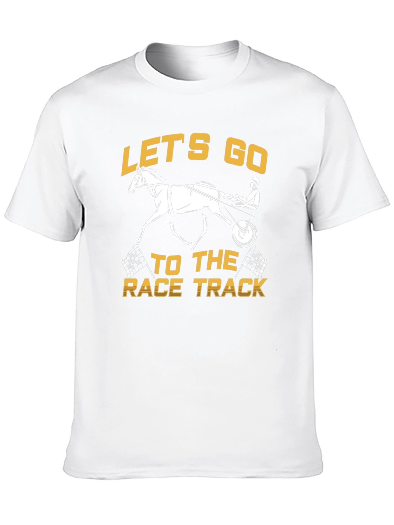 Lets Go to the Race Track Graphic Tee