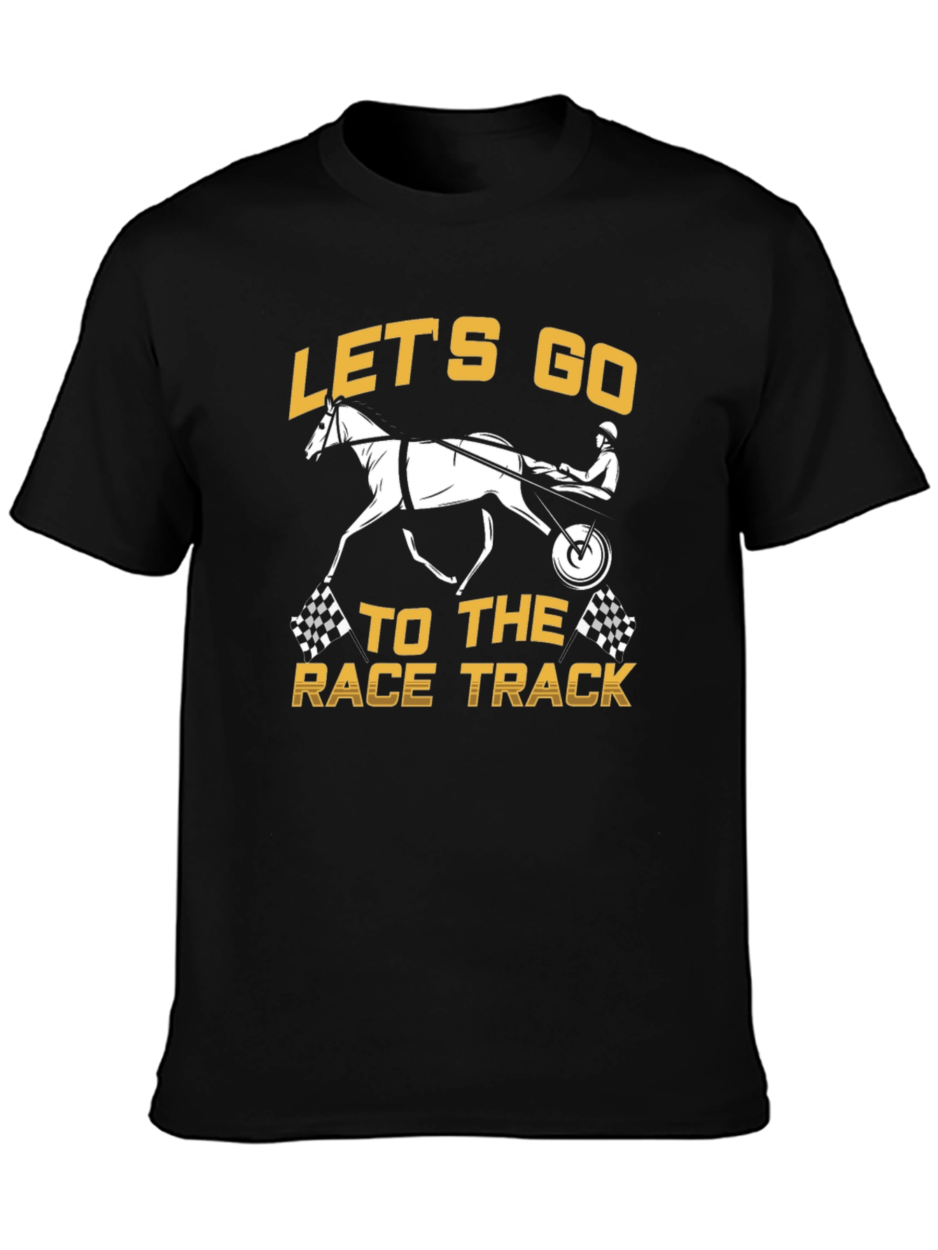 Lets Go to the Race Track Graphic Tee