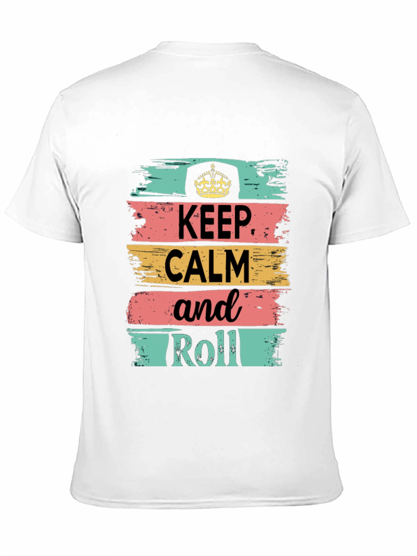 Keep Calm and Roll Graphic T-Shirt