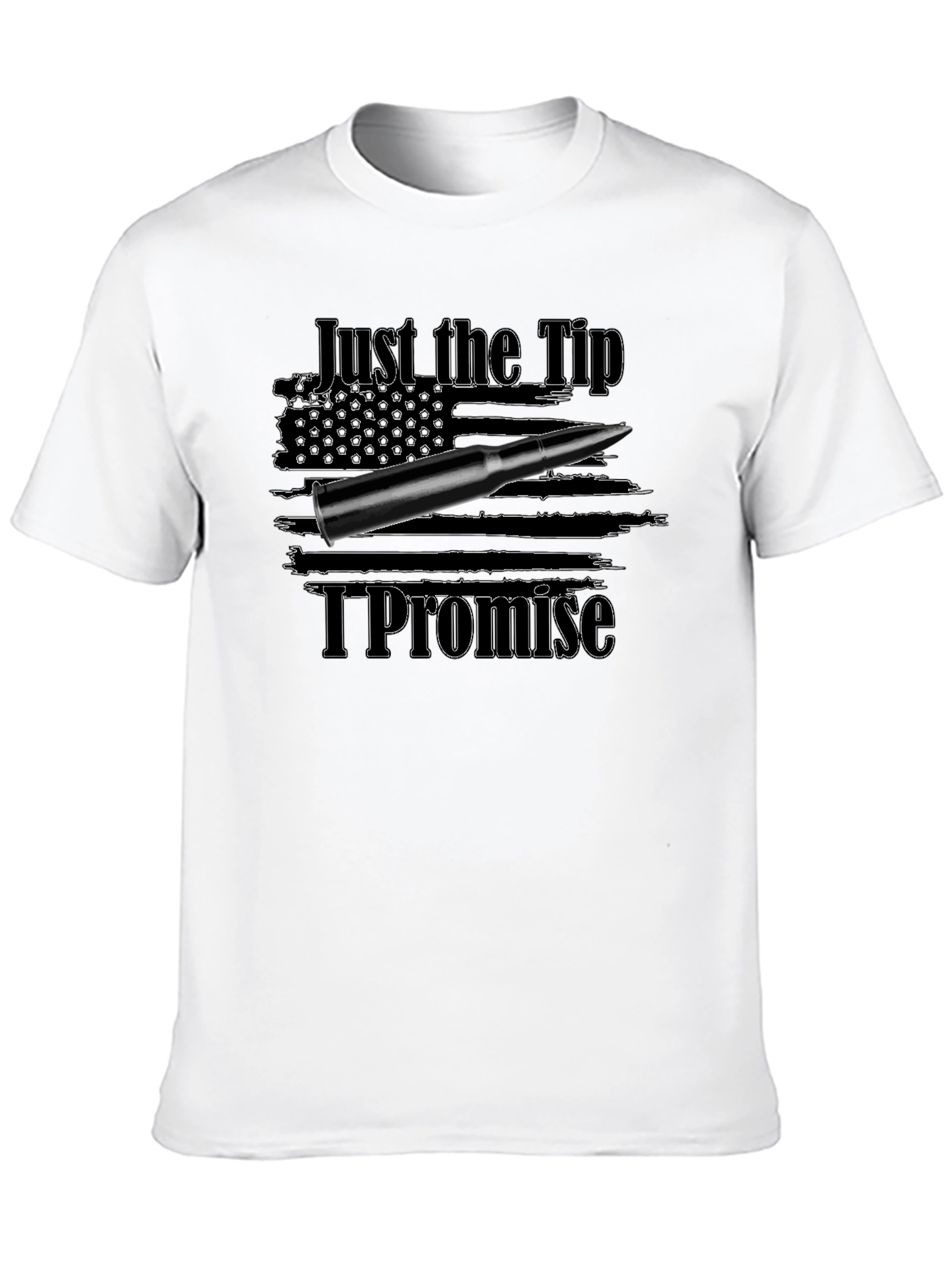 Just the Tip I Promise Funny Graphic Tee