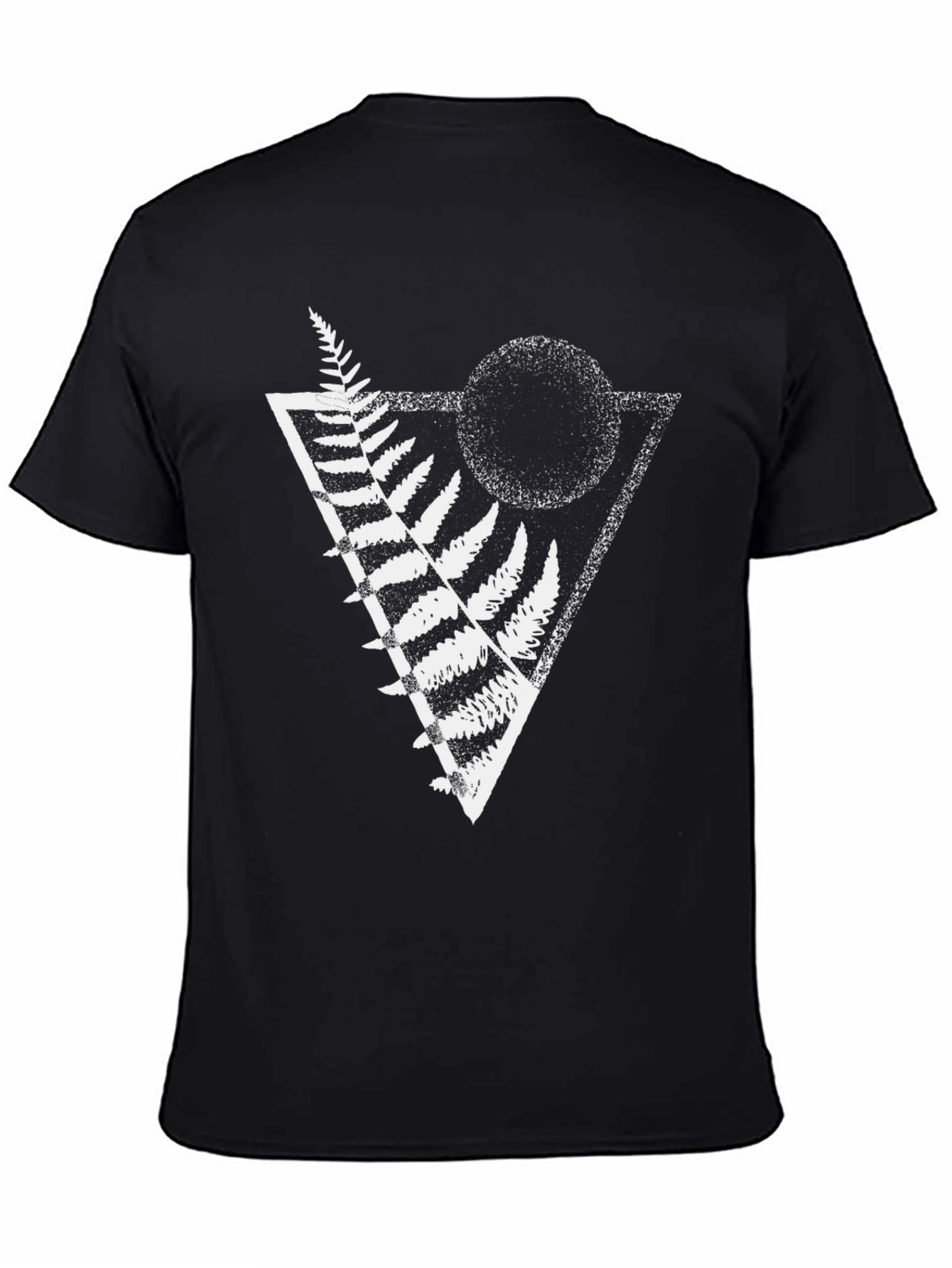 Geometric Fern Graphic Tee - Stylish Menswear