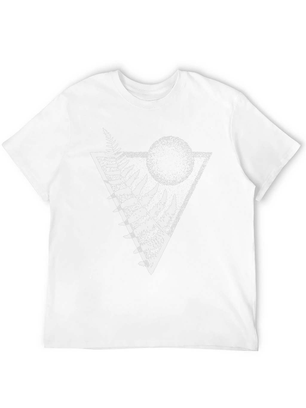 Geometric Fern Graphic Tee - Stylish Menswear